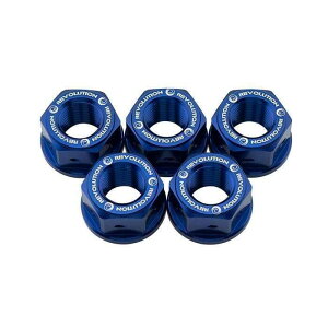 REVOLUTION ���{�����[�V���� Driven Sprocket Nut M12 x 1.25 CB-650 F R CBR-650 (5pcs/pack) CB650 CBR650 MONKEY125 MSX125 HONDA �z���_ �X�v���P�b�g�{���g�E�i�b�g �쓮�n COLOR�FBlue