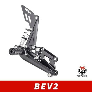 WIZH �E�B�Y BEV2 Rearset Footpeg Kit XSR155 YAMAHA ���}�n �o�b�N�X�e�b�v �X�e�b�v ����� Color�FSilver / Spec�FWithout PLUS Adapter / Spec�FWith PLUS Ankle Guard / Spec�FWithout Foldable Footpeg Kit / Spec�FWith PLUS Stainless Stee