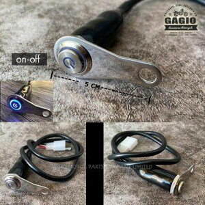 GAGIO MOTOR PARTS �K�W�I���[�^�[�p�[�c Three-wire on-off switch with mounting plate A ���̑��X�C�b�` �X�C�b�`�E�n�[�l�X�֌W �d���n
