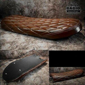 GAGIO MOTOR PARTS �K�W�I���[�^�[�p�[�c Downed tail Diamond straight seat with metal base �V�[�g �V�[�g�֘A �O��