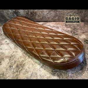 GAGIO MOTOR PARTS �K�W�I���[�^�[�p�[�c Diamond straight seat with metal base �V�[�g �V�[�g�֘A �O��