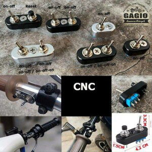 GAGIO MOTOR PARTS �K�W�I���[�^�[�p�[�c Toggle switch with a base ���̑��X�C�b�` �X�C�b�`�E�n�[�l�X�֌W �d���n TYPE�^COLOR�FBlack On-Off�^Reset