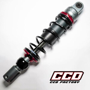 CCD Factory �V�[�V�[�f�B�[�t�@�N�g���[ CRS-C23 Rear Shock Absorber X FORCE YAMAHA ���}�n ���A�T�X�y���V���� �T�X�y���V���� ����� Preload Ring �� Tray�FBlack / Upper �� Lower Mounts �� Cylinder �� Air Valve�FTitaniu