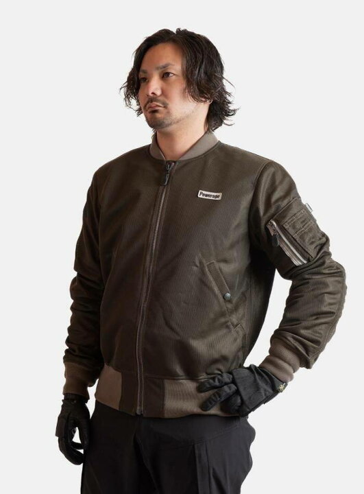 楽天市場】POWERAGE パワーエイジ MA-1サマーライダース メッシュ 