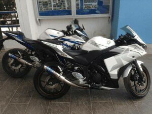 TRICKSTAR Indonesia �g���b�N�X�^�[�C���h�l�V�A Silencer Shot Gun R25 YZF-R25 YAMAHA ���}�n �X���b�v�I���}�t���[ �}�t���[