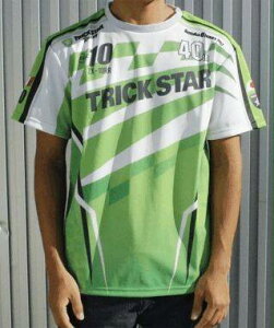 TRICKSTAR Indonesia �g���b�N�X�^�[�C���h�l�V�A T-Shirt Trick Star Racing Kawasaki ZX-10R T�V���c �A�p����
