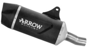 ARROW �A���[ Indy Race EVO �T�C�����T�[ �J�[�{���G���h�L���b�v�t�� 450 MT CFMOTO �X���b�v�I���}�t���[ �}�t���[ Silencer material�Faluminium Dark