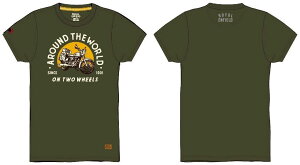 ROYAL ENFIELD ���C�����G���t�B�[���h AROUND THE WORLD T-SHIRT T�V���c �A�p����
