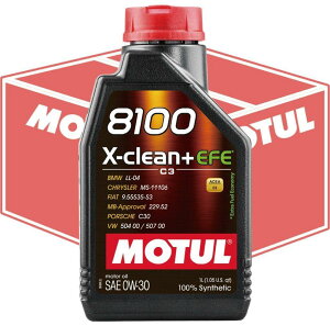 MOTUL ���`���[�� �y�P�[�X�z8100 X-clean+ EFE�y0W-30�z�y1L�z�y4�T�C�N���I�C���z 4�T�C�N���I�C�� �I�C��