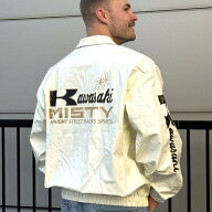 MISTY ミスティ KAWASAKIブルゾン〈WHT〉 Kawasaki KAWASAKI カワサキ カジュアルジャケット アパレル