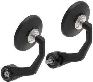 Evotech Performance �G�{�e�b�N�p�t�H�[�}���X Bar End Mirrors (Retro) 450NK ER6F ER6N Ninja 500 Vulcan S Cafe Light Tourer SE Sport Z H2 Z1100 Z125 Z400 Z500 Z650RS Z900 Z900RS Black Ball Edition Himalayan 410 �o�[�G���h�~���[ �n���h