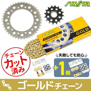 SUNSTAR �T���X�^�[ �`�F�[�����X�v���P�b�g 3�_�Z�b�g CBR1000RR-R SP HONDA �z���_ �X�v���P�b�g�E�`�F�[���Z�b�g �쓮�n �`�F�[���J���[�F�S�[���h(�`�F�[���i�ԁFSS525SKC-120GD)