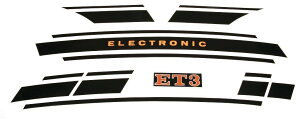 SIP Scootershop �G�X�A�C�s�[ �X�N�[�^�[�V���b�v �ySIP�zSticker Set with 'Electronic' stripe motif 100 UK�^100 Sport US 125 Primavera ET3 50 L Revival R Special Elestart SR�^Sprinter SS�^Super Sprint S 50�^N 90 Racer SS Super Vespa �x