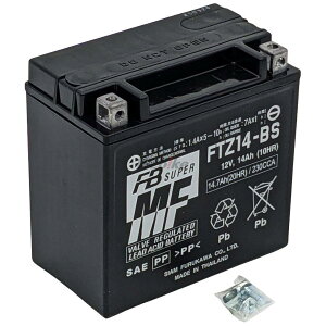 �É̓o�b�e���[ �t���J���o�b�e���[ FTZ14-BS ����َ� (VRLA) �o�b�e���[ FT�V���[�Y GPz1100 ZRX1100 ZRX1100II ZRX1200R ZX-12R ZZR1100/ZX-11 �o���J��800 �h���t�^�[ �o���J��800�N���V�b�N 12V�ԗ� GSX-R1100 GSX1100
