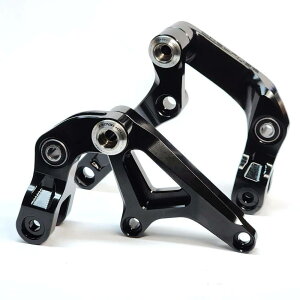 DOGHOUSE �h�b�O�n�E�X Shock Lower Relocation Bracket Kit AUGUR BWS 125 CYGNUS GRYPHUS Cygnus X Mk7 155 Force 2.0 YAMAHA ���}�n �ԍ����L�b�g�E�����N �T�X�y���V���� ����� Left��Right Reinforcement Bracket�FGold