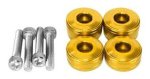 PIRANHA �s���j�A CNC Aluminum Footrest Bolts for FAZZIO - CR RACING YAMAHA ���}�n �ėp�{���g�E�l�W