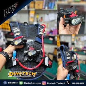 DINOTECH �_�C�m�e�b�N Enduro Flashlight Holder Set with 10W Wide-Angle LED ���C�g�E�����^���E���[�N�����v