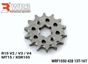 WR3 �_�u���A�[���X���[ Front Sprocket MT-15 XSR155 YZF-R15 V2 V3 V4 YAMAHA ���}�n �h���C�u�X�v���P�b�g�E�t�����g�X�v���P�b�g �쓮�n Size�F15T