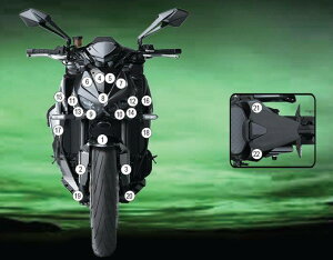 EAZI-GUARD �C�[�W�[�K�[�h �Ԏ�ʃX�g�[���`�b�v�v���e�N�V�����t�B���� Z1100 KAWASAKI �J���T�L �v���e�N�V�����t�B�����E�ی�t�B���� �O�� �J���[�F�}�b�g�T�[�t�F�X (���Ȃ�)