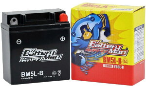Battery Man �o�b�e���[�}�� BM5L-B �t���[�d�ρyYB5L-B �݊��z YAMAHA ���}�n HONDA �z���_ KAWASAKI �J���T�L SUZUKI �X�Y�L ���n�o�b�e���[ �o�b�e���[�֘A