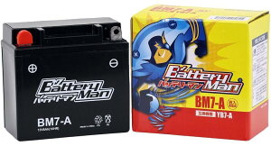 Battery Man �o�b�e���[�}�� BM7-A �t���[�d�ρyYB7-A �݊��z SUZUKI �X�Y�L APRILIA �A�v�����A HARLEY-DAVIDSON �n�[���[�_�r�b�h�\�� PEUGEOT �v�W���[ Vespa �x�X�p ���n�o�b�e���[ �o�b�e���[�֘A