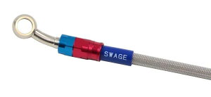 SWAGE-LINE �X�E�F�b�W���C�� �v�� �t�����g �u���[�L�z�[�X�L�b�g CB1000F HONDA �z���_ �u���[�L�z�[�X�E�N���b�`�z�[�X �u���[�L �z�[�X�J���[�F�N���A / �t�B�b�e�B���O�J���[�F���b�h���u��