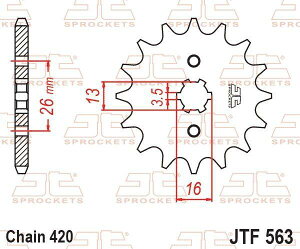 JT SPROCKETS JT�X�v���P�b�g JTF563 (�X�`�[���t�����g�X�v���P�b�g) AP DR GT50 KB�CKN�CKX RM50 C�CN�CT RM60 N T�CX�CZ�CD TS50 ERN�CT�CX�CZ�CK ER KC�CKM KN ZR50 K-N�CX DT50 MX Auto RD50 M Spoke Wheel RX50 K�CL Special Midnigh