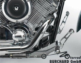 MOTORRAD BURCHARD モトラッド バーチャード Forward Controls Kit 19cm forward ABE XVS 1100 Drag Star XVS 1100 Drag Star Classic YAMAHA ヤマハ YAMAHA ヤマハ YAMAHA ヤマハ YAMAHA ヤマハ Surface：Chrome / Footpeg and Lever Design：Sundance Look milled Levers