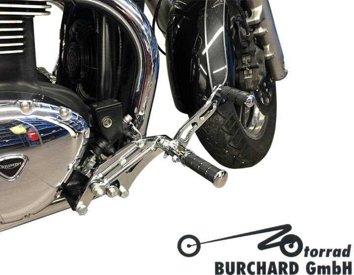 楽天市場】MOTORRAD BURCHARD モトラッド バーチャード Forward Controls Kit 21 cm forward ABE  Footpeg and Lever Design：Sundance Look smooth Levers / Surface：Black Dull :  ウェビック 楽天市場店