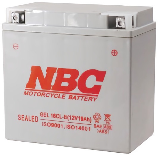 NBCエヌビーシー バッテリー 100%品質保証 うのにもお得な GELバッテリー エヌビーシー NBC 16CL-B