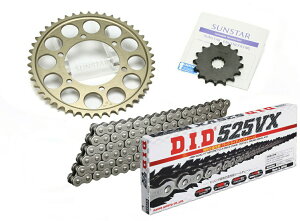 SUNSTAR TX^[ tgEAXvPbg`F[EJVWCgZbg MT-09 TRACER XSR900 YAMAHA }n XvPbgE`F[Zbg 쓮n `F[FDIDSTD525VX3iX`[