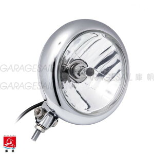 GarageSaiL �K���[�W�Z�C�� 5.5' Circle Headlight �w�b�h���C�g ���Η� �d���n