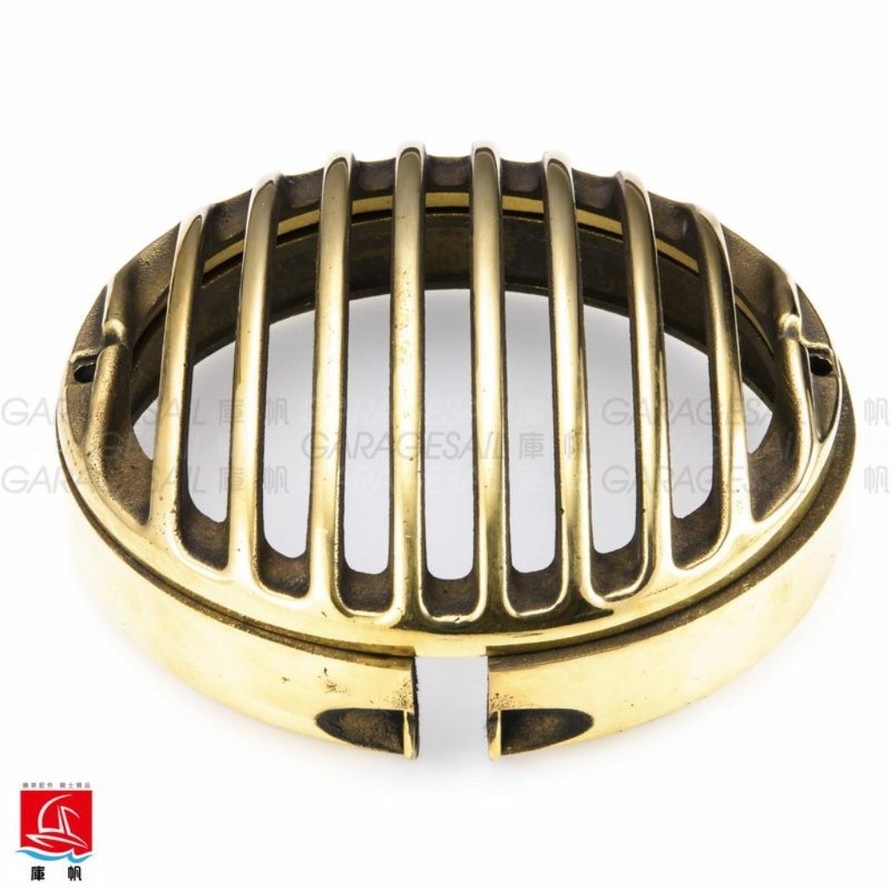 GarageSaiL ガレージセイル 5.75' Casting Fence brass Headlight Cover その他