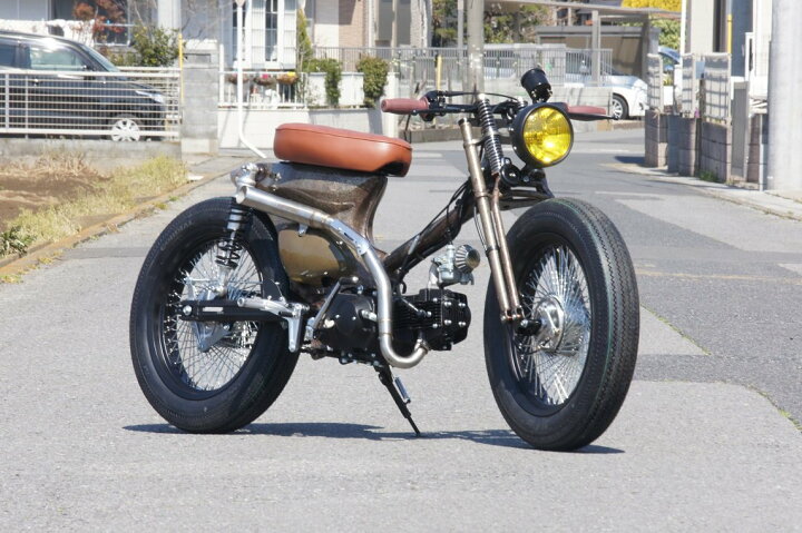 楽天市場】GM-MOTO ジーエムモト カブ用 ワイド スプリングフロント 