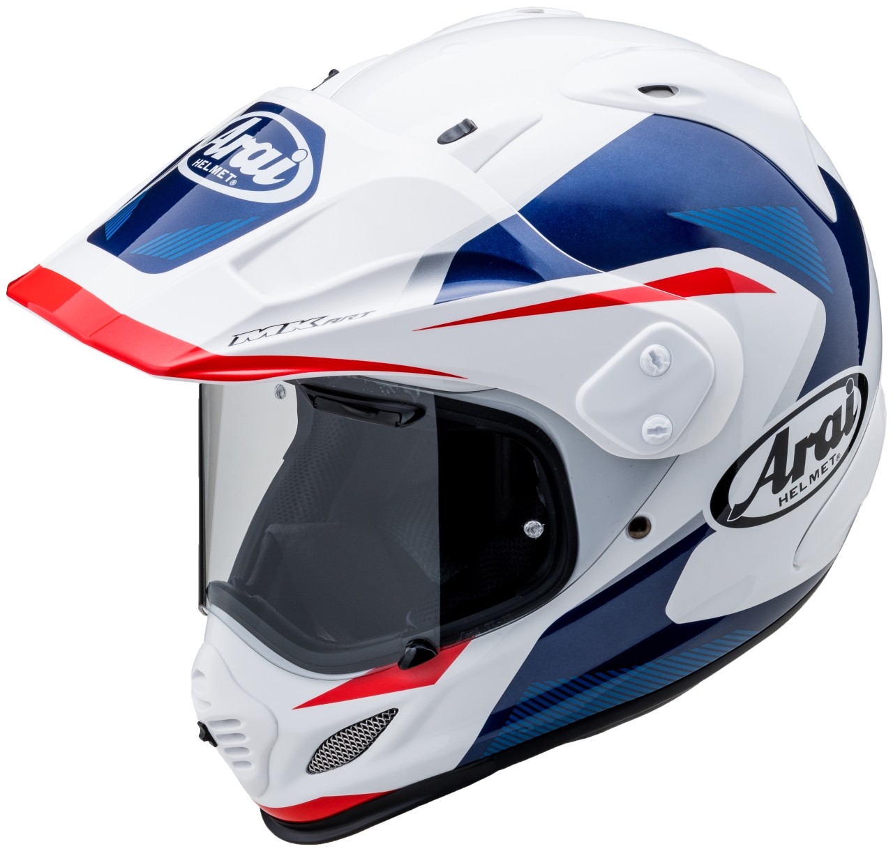 Araiアライ オフロードヘルメット 爆売り TOUR-CROSS3 BREAK ツアークロス3 ブレイク ホワイト 59-60cm Arai アウトレット☆送料無料 アライ ブルー サイズ：L ヘルメット
