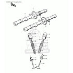 CMS �V�[�G���G�X Tappet Shim�C 2.20t Z1 KAWASAKI �J���T�L ���̑��G���W���p�[�c�I�v�V�����E��C���i �G���W���p�[�c �G���W��