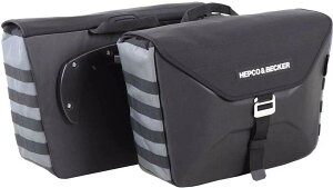 HEPCO&BECKER ヘプコ&ベッカー H&B サイドソフトケース 「X Travel C-Bow」 片側のみ 車種別専用ステー「C-Bow」搭載車 サイドバッグ 車体用バッグ・ケース