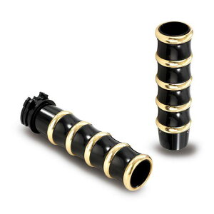 KUSTOM TECH JX^ebN Be[WObv ubN A~^uXyVINTAGE GRIPS BLACK ALU / BRASSz Obv nh