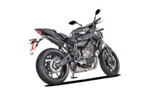 AKRAPOVIC AN|rb` JMCAdl [VOC (2-1) tGL][Xg}t[ MT-07 XSR700 YAMAHA }n }t[