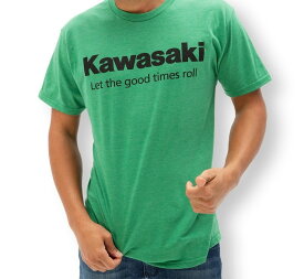 US KAWASAKI 北米カワサキ純正アクセサリー Kawasaki Let the good times roll(TM) T-Shirt