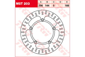 TRW eB[A[_u BRAKE-DISCS [MST203] VT 600 C Shadow [PC21] HONDA z_ u[LfBXN[^[ u[L
