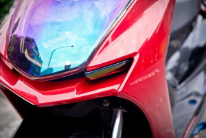EPIC GsbN Front Positioning Light Protective Cover-Titanium Plated Version Cygnus X NXC-125R YAMAHA }n ̑XN[^[O JE֘A O