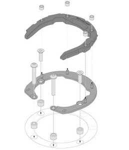 SW-MOTECH SWebN PRO^NO HONDA z_ obOE{bNXtXe[ ԑ̗pobOEP[X