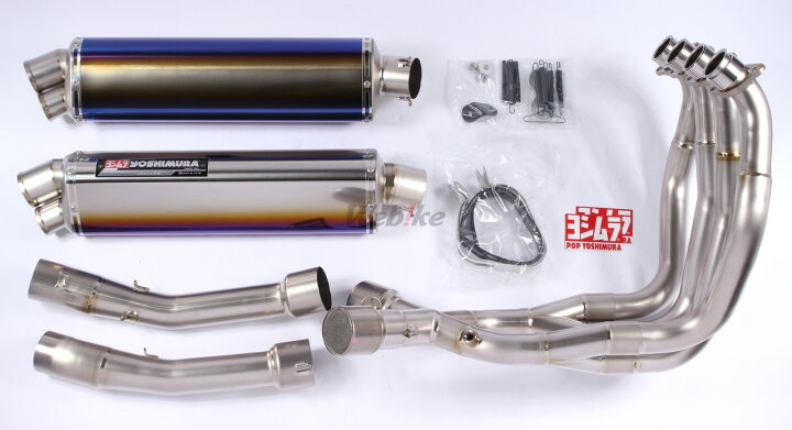 楽天市場】YOSHIMURA ヨシムラ Tri-Ovalチタンサイクロン 2エンド 