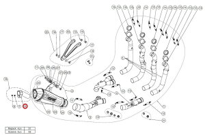 AKRAPOVIC AN|rb` yyAp[czV-TUV108/2 noise insert S1000R S1000RR BMW obtECi[TCT[ }t[