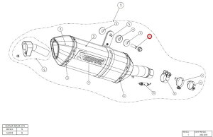 AKRAPOVIC AN|rb` yyAp[czP-FB78 bolt NINJA250R NINJA300 Z250 Z300 KAWASAKI JTL ̑}t[IvVECi }t[