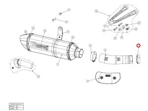 AKRAPOVIC AN|rb` yyAp[czP-R99 clamp SS S1000RR BMW }t[NvET{gNv }t[