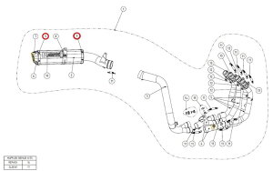 AKRAPOVIC AN|rb` yyAp[czP-TT25 titanium tape CBR1000RR CBR600RR HONDA z_ ̑}t[IvVECi }t[