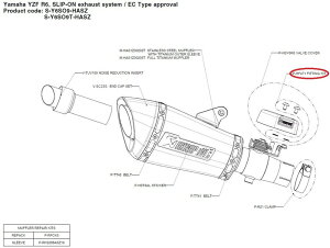 AKRAPOVIC AN|rb` yyAp[czP-HF471 fitting kit YZF-R6 YAMAHA }n ̑}t[IvVECi }t[
