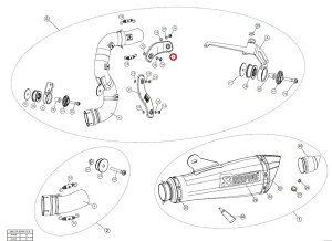 AKRAPOVIC AN|rb` yyAp[czP-HSB12SO1 heat shield ca RNINE T BMW }t[K[hEq[gK[h }t[